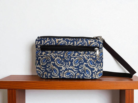 Paisley Charm 4-Pocket Wallet