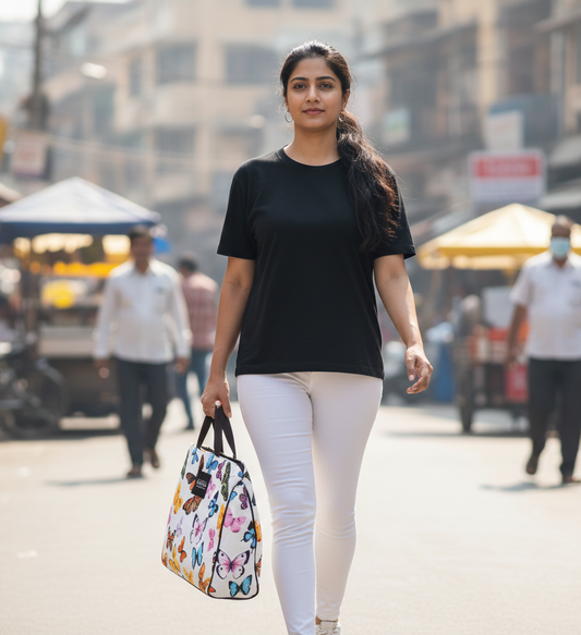 Titli Cabas, A Flutter of Style: 3-Compartment Bag