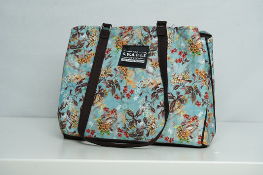 Malligai Thadam – 3-Compartment Cabas