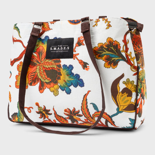 Fleur Royale 3 Compartment Cabas