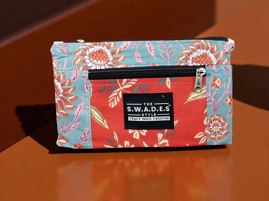 Tropical Bloom 1-Pocket Pouch