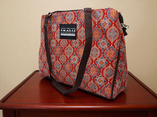 Rangoli Radiance – 3-Compartment Cabas