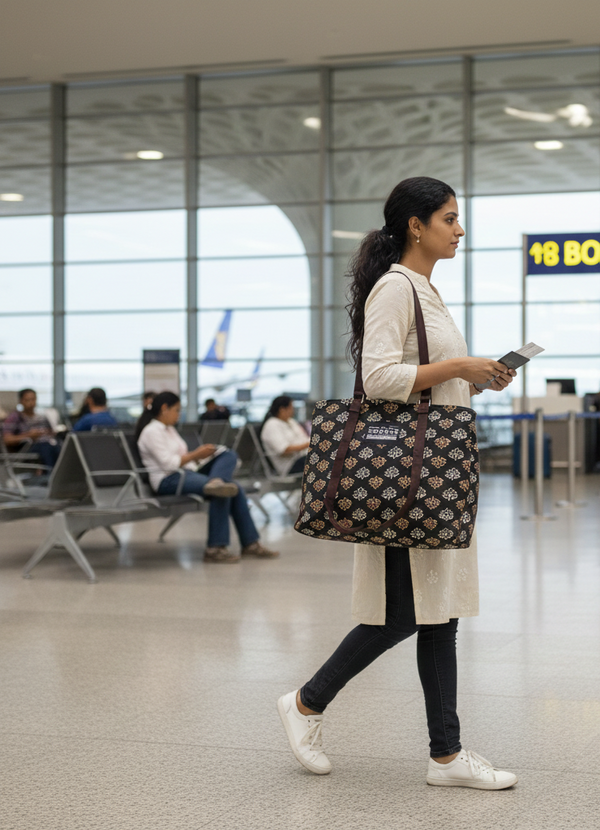 Meher 3-Compartment Cabas