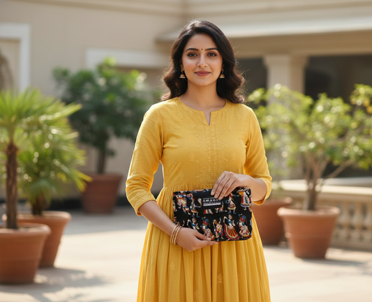 Kala Nritya 6-Pocket Clutch Pouch