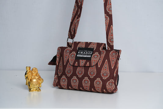 Brown Paisley Charm