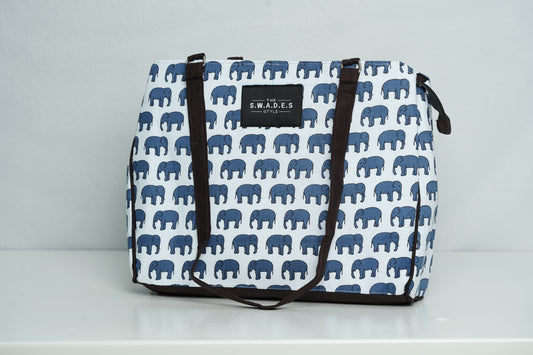 Indigo Gaja – 3-Compartment Cabas