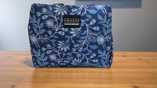 Classique Bleu - 3-Compartment Cabas