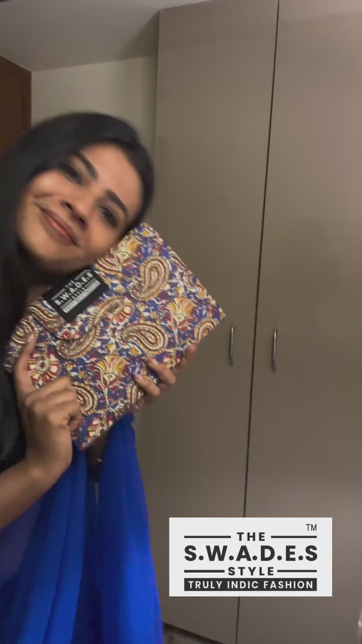 Gulbahar Royale – 6-Pocket Paisley Clutch