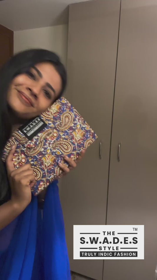 Gulbahar Royale – 6-Pocket Paisley Clutch