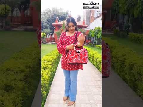 Baani Ikat 3-Compartment Cabas